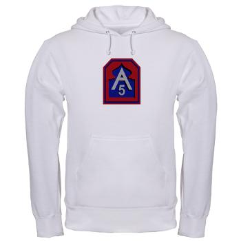 FUSA - A01 - 03 - Fifth United States Army - Hooded Sweatshirt - Click Image to Close