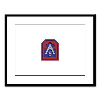 FUSA - M01 - 02 - Fifth United States Army - Large Framed Print - Click Image to Close