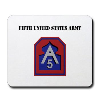 FUSA - M01 - 03 - Fifth United States Army with Text - Mousepad