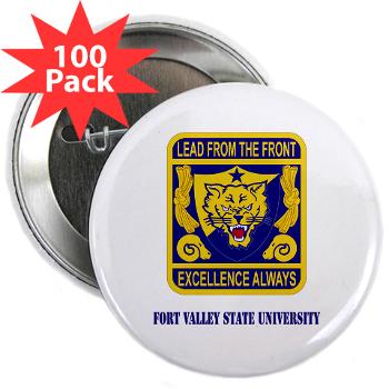 FVSU - M01 - 01 - Fort Valley State University with Text - 2.25" Button (100 pack)