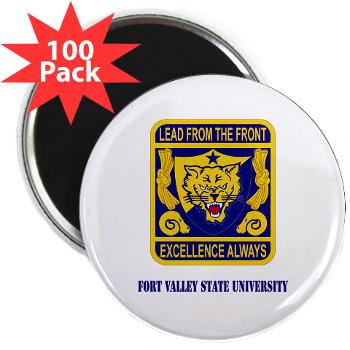FVSU - M01 - 01 - Fort Valley State University with Text - 2.25" Magnet (100 pack) - Click Image to Close