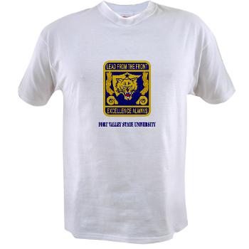 FVSU - A01 - 04 - Fort Valley State University with Text - Value T-shirt - Click Image to Close