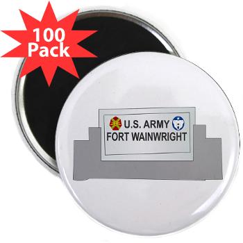 FWainwright - M01 - 01 - Fort Wainwright - 2.25" Magnet (100 pack) - Click Image to Close