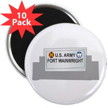FWainwright - M01 - 01 - Fort Wainwright - 2.25" Magnet (10 pack) - Click Image to Close