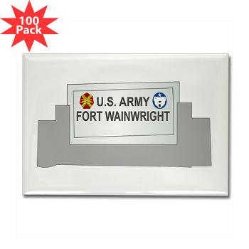 FWainwright - M01 - 01 - Fort Wainwright - Rectangle Magnet (100 pack) - Click Image to Close