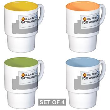 FWainwright - M01 - 03 - Fort Wainwright - Stackable Mug Set (4 mugs)