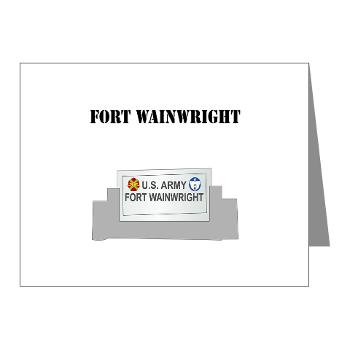 FWainwright - M01 - 02 - Fort Wainwright with Text - Note Cards (Pk of 20)