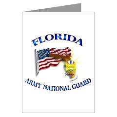 FloridaARNG - M01 - 02 - DUI - FLORIDA Army National Guard - Greeting Cards (Pk of 10) - Click Image to Close