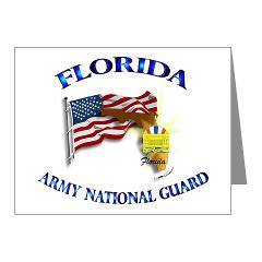 FloridaARNG - M01 - 02 - DUI - FLORIDA Army National Guard - Note Cards (Pk of 20) - Click Image to Close