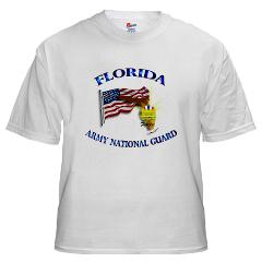 floridaARNG - A01 - 04 - DUI - Florida Army National Guard - White t-Shirt