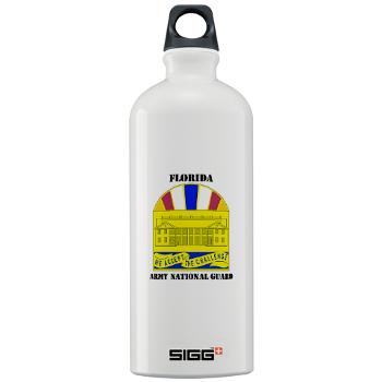 FloridaARNG - M01 - 03 - DUI - FLORIDA Army National Guard With Text - Sigg Water Bottle 1.0L - Click Image to Close