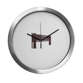 FortBragg - M01 - 03 - Fort Bragg - Modern Wall Clock - Click Image to Close