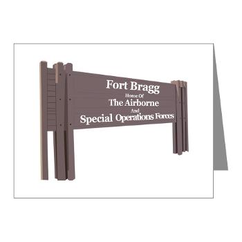 FortBragg - M01 - 02 - Fort Bragg - Note Cards (Pk of 20)