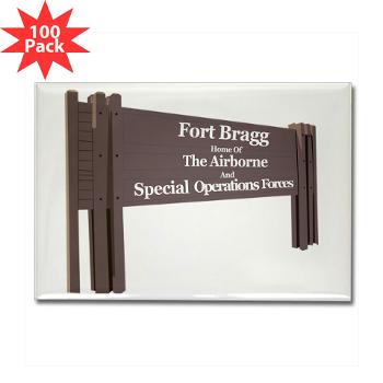 FortBragg - M01 - 01 - Fort Bragg - Rectangle Magnet (100 pack)