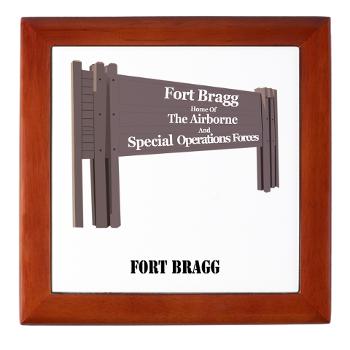 FortBragg - M01 - 03 - Fort Bragg with Text - Keepsake Box