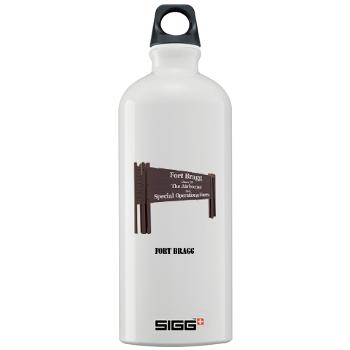 FortBragg - M01 - 03 - Fort Bragg with Text - Sigg Water Bottle 1.0L