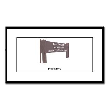 FortBragg - M01 - 02 - Fort Bragg with Text - Small Framed Print