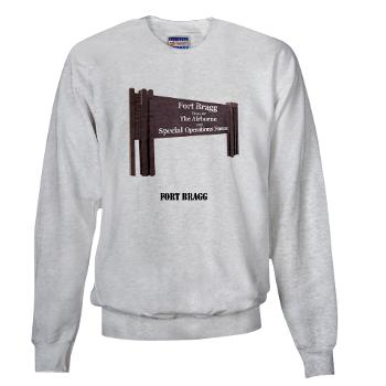 FortBragg - A01 - 03 - Fort Bragg with Text - Sweatshirt
