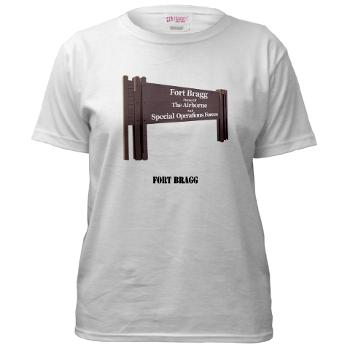 FortBragg - A01 - 04 - Fort Bragg with Text - Women's T-Shirt