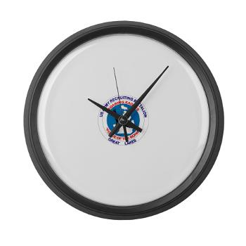 GLRB - M01 - 03 - DUI - Great lakes Recruiting Bn - Large Wall Clock - Click Image to Close