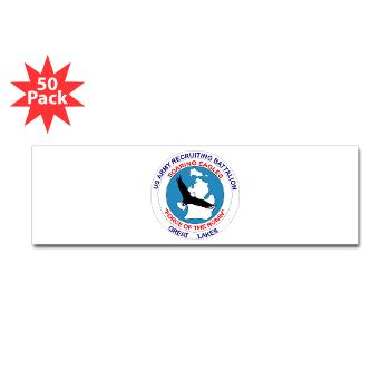 GLRB - M01 - 01 - DUI - Great lakes Recruiting Bn - Sticker (Bumper 50 pk) - Click Image to Close