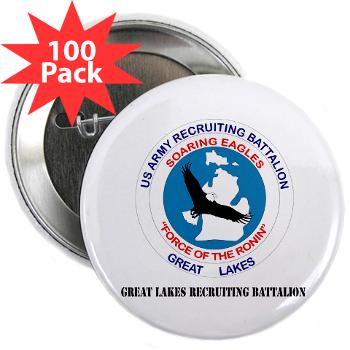 GLRB - M01 - 01 - DUI - Great lakes Recruiting Bn with text - 2.25" Button (10 pack) - Click Image to Close
