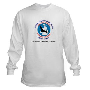 GLRB - A01 - 03 - DUI - Great lakes Recruiting Bn with text - Long Sleeve T-Shirt - Click Image to Close