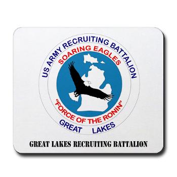 GLRB - M01 - 03 - DUI - Great lakes Recruiting Bn with text - Mousepad