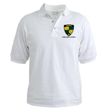 GMU - A01 - 04 - SSI - ROTC - George Mason University with Text - Golf Shirt - Click Image to Close