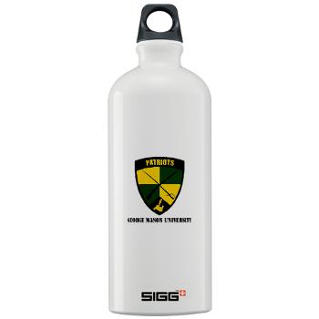 GMU - M01 - 03 - SSI - ROTC - George Mason University with Text - Sigg Water Bottle 1.0L