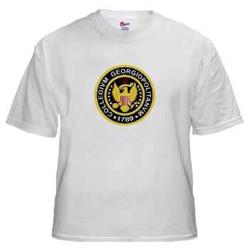 GU - A01 - 04 - SSI - ROTC - Georgetown University - White t-Shirt