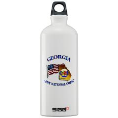 GeorgiaARNG - M01 - 03 - DUI - Georgia Army National Guard - Sigg Water Bottle 1.0L - Click Image to Close