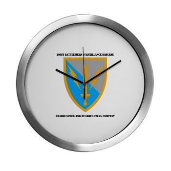 HHC - A01 - 03 - DUI - Headquarter and Headquarters Coy with Text - Modern Wall Clock