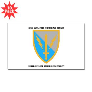 HHC - A01 - 01 - DUI - Headquarter and Headquarters Coy with Text - Sticker (Rectangle 10 pk)