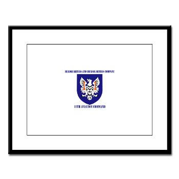 HHC11AC - M01 - 02 - HHC, 11th Aviation with Text Command - Large Framed Print - Click Image to Close