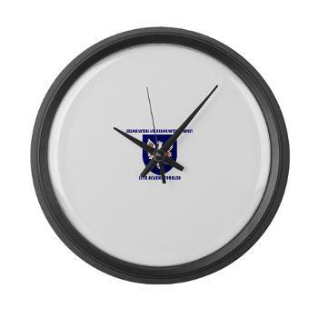 HHC11AC - M01 - 04 - HHC, 11th Aviation with Text Command - Large Wall Clock - Click Image to Close