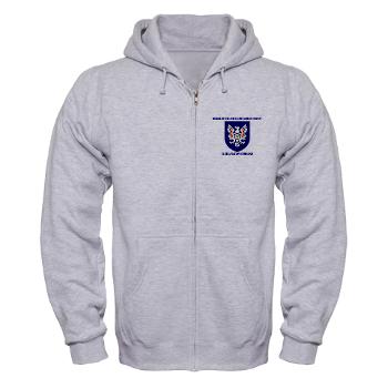 HHC11AC - A01 - 04 - HHC, 11th Aviation with Text Command - Zip Hoodie - Click Image to Close