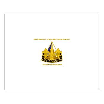HHC158IB - M01 - 02 - HHC - 158th Infantry Brigade with Text - Small Poster
