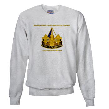 HHC158IB - A01 - 03 - HHC - 158th Infantry Brigade with Text - Sweatshirt - Click Image to Close