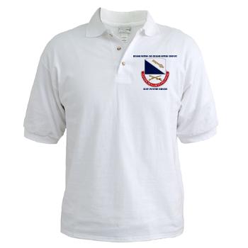 HHC181IB - A01 - 04 - DUI - HHC - 181 Infantry Bde with Text Golf Shirt - Click Image to Close