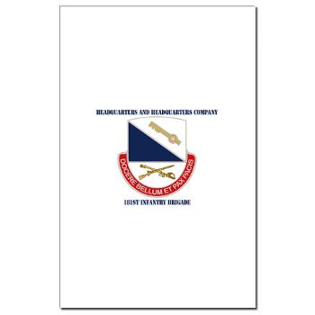 HHC181IB - M01 - 02 - DUI - HHC - 181 Infantry Bde with Text Mini Poster Print