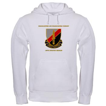 HHC188IB - A01 - 03 - HHC - 188th Infantry Brigade with Text - Hooded Sweatshirt