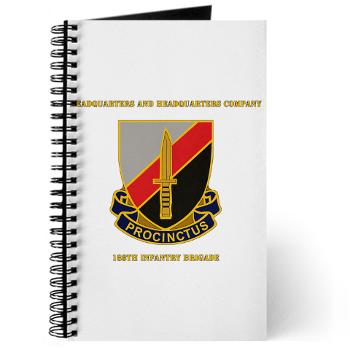 HHC188IB - M01 - 02 - HHC - 188th Infantry Brigade with Text - Journal