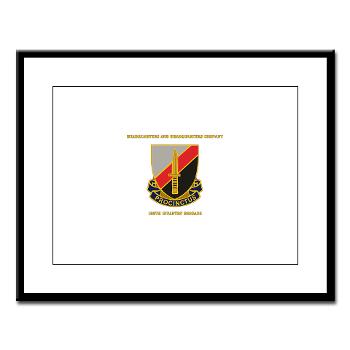 HHC188IB - M01 - 02 - HHC - 188th Infantry Brigade with Text - Large Framed Print