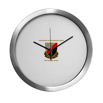 HHC188IB - M01 - 03 - HHC - 188th Infantry Brigade with Text - Modern Wall Clock