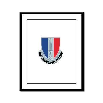 HHC189IB - M01 - 02 - Headquarters and Headquarters Company - 189th Infantry Brigade - Framed Panel Print