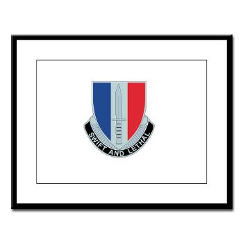 HHC189IB - M01 - 02 - Headquarters and Headquarters Company - 189th Infantry Brigade - Large Framed Print