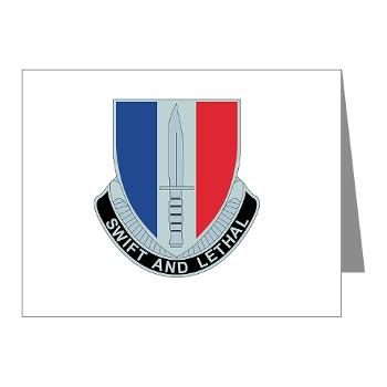 HHC189IB - M01 - 02 - Headquarters and Headquarters Company - 189th Infantry Brigade - Note Cards (Pk of 20) - Click Image to Close