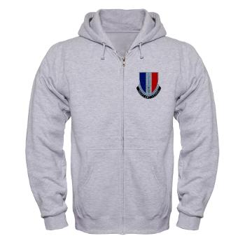HHC189IB - A01 - 04 - Headquarters and Headquarters Company - 189th Infantry Brigade - Zip Hoodie - Click Image to Close