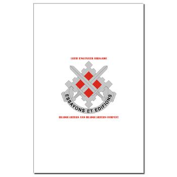 HHC18EB - M01 - 02 - HHC - 18th Engineer Brigade with Text Mini Poster Print